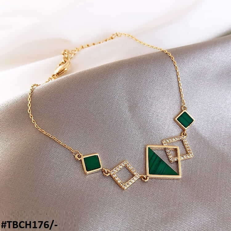 Adjustable Frame/Box Link Bracelet – Gold & Rhodium Plated