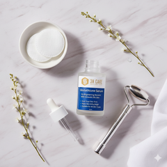 Glutathione Serum with Caffeine & Hyaluronic Acid - 30ml for Brightening & Anti-Aging